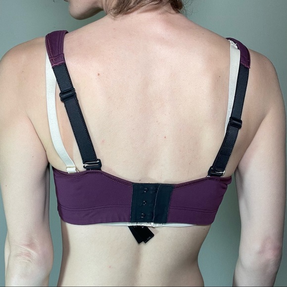 Lululemon Deep Purple & Black Sports Bra - Picture 3 of 5